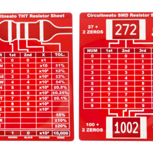 Resistor Cheat Sheet PCB (THT and SMD) - Image 1