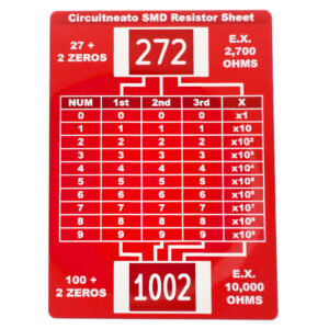 Resistor Cheat Sheet PCB (THT and SMD) - Image 3