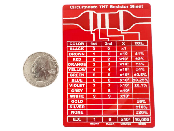 Resistor Cheat Sheet PCB (THT and SMD) - Image 4