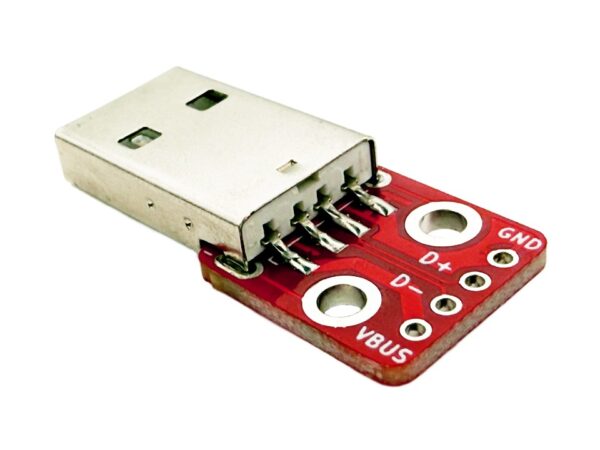 USB-A Plug Breakout Board