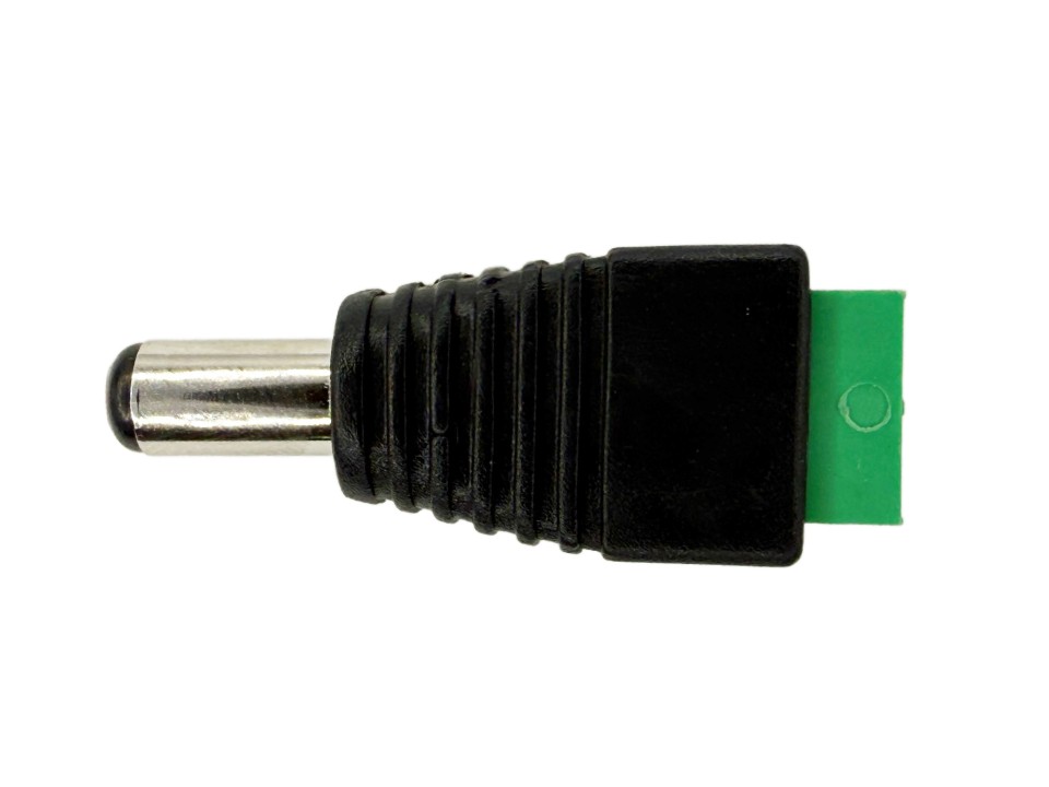 DC Barrel Plug Screw Terminals 2.1mm / Male - Image 2