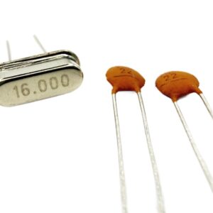 16 MHz Crystal with 22pF Capacitors - Image 1