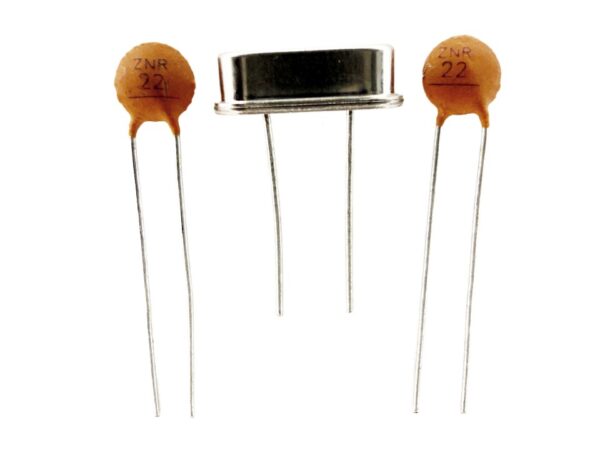 16 MHz Crystal with 22pF Capacitors