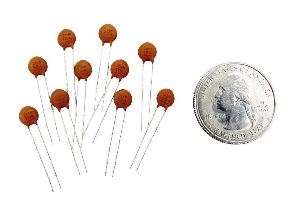 0.1uF Ceramic Capacitors - 10 Pack - Image 2