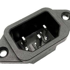 IEC C13 Female Power Supply Connector with Bolts - Image 1