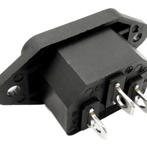 IEC C13 Female Power Supply Connector with Bolts - Image 2