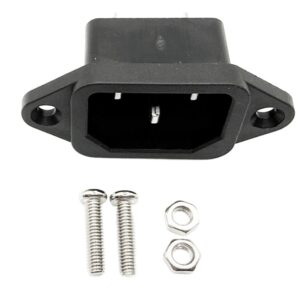 IEC C13 Female Power Supply Connector with Bolts - Image 4