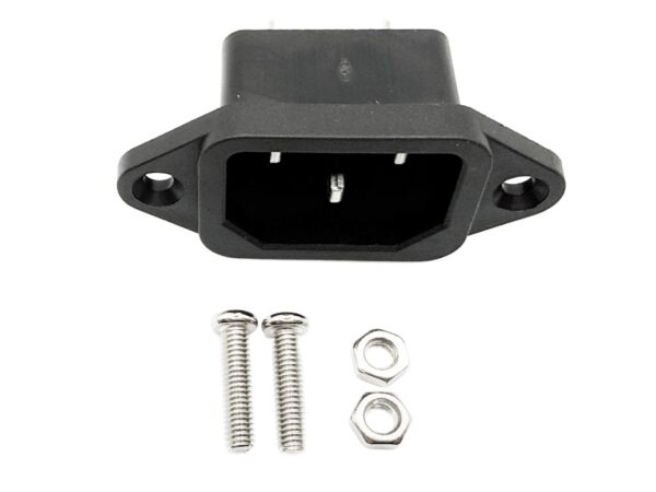 IEC C13 Female Power Supply Connector with Bolts